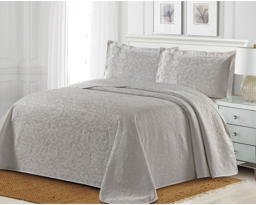 Покрывало софткоттон Valtery PPL-22 Light Grey Покрывало софткоттон Valtery PPL-22 Light Grey