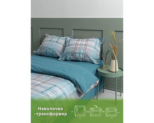 Постельное белье бязь персик Экодом вид 20508-1