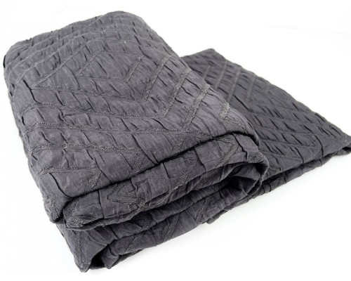 Покрывало софткоттон Valtery PPL-23 Dark Grey Покрывало софткоттон Valtery PPL-23 Dark Grey