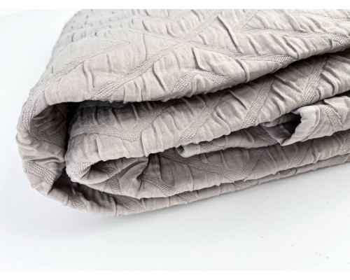 Покрывало софткоттон Valtery PPL-23 Light Grey Покрывало софткоттон Valtery PPL-23 Light Grey