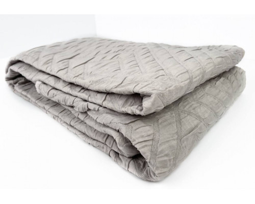 Покрывало софткоттон Valtery PPL-23 Light Grey Покрывало софткоттон Valtery PPL-23 Light Grey