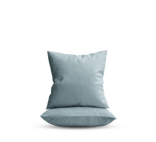 Наволочки поплиновые 2 шт. Niteva цвет серо-голубой