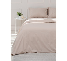 Постельное белье без простыни поплин Niteva цвет серо-бежевый