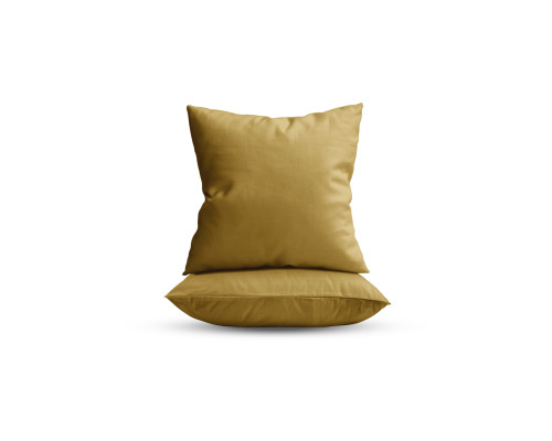 Наволочки поплиновые 2 шт. Niteva цвет горчичное золото