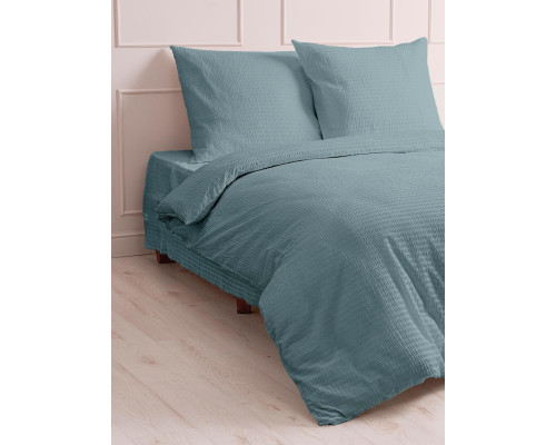 Постельное белье ситец гофре Мастерская снов вид 12340 свинцовый