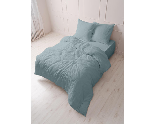 Постельное белье ситец гофре Мастерская снов вид 12340 свинцовый