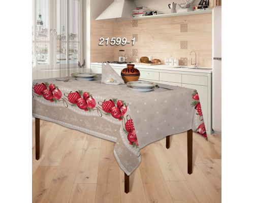 Скатерть столовая с МВО Мир вкуса 21599-1