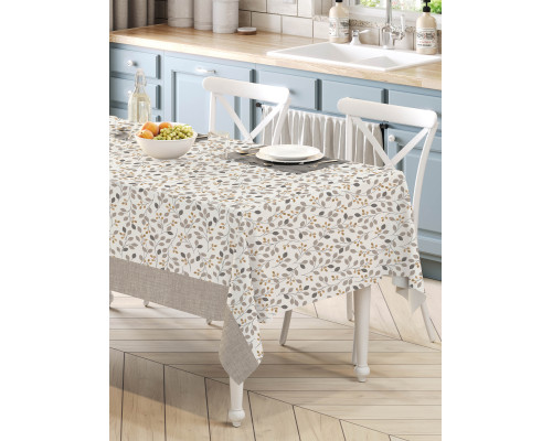 Скатерть столовая рогожка Домосфера 21529-1
