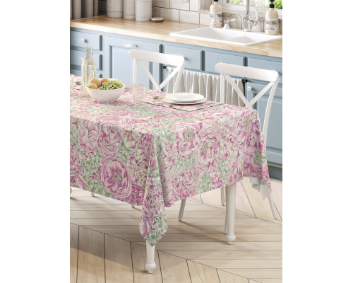 Скатерть столовая рогожка Домосфера 21358-1