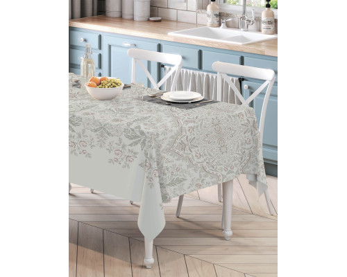 Скатерть столовая рогожка Домосфера 21808-1
