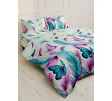 Ткань бязь набивная для шитья постельного белья и рукоделия цвет 21716-1