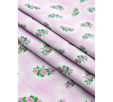 Ткань набивная белоземелька ситец Полина цвет 7158-2