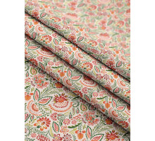 Ткань набивная плательная ситец Полина цвет 21993-1