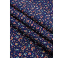 Ткань набивная плательная ситец Полина цвет 9327-1